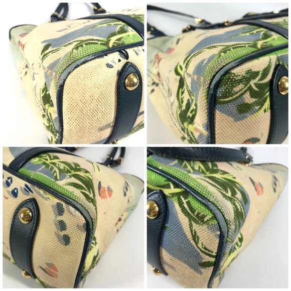 LOUIS VUITTON M93769 Eyeall-Cava PM Escal Bag Shoulder Bag Tote Bag Canvas blue - Picture 16 of 16